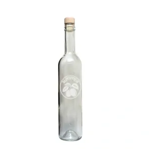 Fľaša na SLIVOVICU 500 ml, pieskovaná